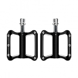 Yamyannie Mountain Bike Pedal Yamyannie Bike Pedals Mountain Bicycle Pedals MTB Platform Aluminum Road Bike Pedals Folding Bike Pedals Bicycle Parts for Outdoors (Color : Black, Size : 10.5x8.15cm)