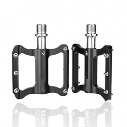 Yamyannie Spares Yamyannie Bike Pedals Mountain Bike Pedal Mountain Road Pedal Foot Ultralight Aluminum Alloy Bike Pedals for Outdoors (Color : Black, Size : 13x11.5x5.4cm)