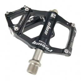 YANBINYA Spares YANBINYA Bike Bicycle Pedals, Non-Slip Durable Aluminum Alloy Sealed bearing Flat Pedals Pedals, For 9 / 16" MTB BMX Mountain Road Bike Hybrid Pedals(Black)