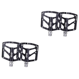 Yardwe Spares Yardwe 2 Pairs Bicycle Pedals Non Pedals Folding Bike Pedals Mountain Pedal Cycling Pedals Kids Bike Pedals Road Pedal Metal Bike Pedals Kids Cleats Aluminum Alloy Body Accessories Socket