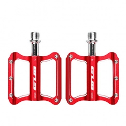 YCXYC Mountain Bike Pedal YCXYC Bike Pedals, Bike Bicycle Cycling MTB Pedals, Pedal, Bicycle Cycling Platform Anti-Slip Durable Sealed for Road Bike Mountain BMX MTB Road Bicycle Multi-Color Pedal Accessories, Red
