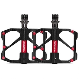 YCXYC Spares YCXYC Bike Pedals, Bike Bicycle Cycling MTB Pedals, Pedal, Mountain Bike Pedal Quick Release Road Bike Pedal Anti-Slip Ultra Light Mountain Bike Platform Pedal 3 Bearings One Pair, PDR87 ROAD Black