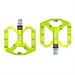 YCXYC Mountain Bike Pedal YCXYC Bike Pedals, Bike Bicycle Cycling MTB Pedals, Pedal, Universal Ultralight Aluminum Alloy Anti-Slip Bicycle Pedals for Bicycle MTB Road Mountain Bike Pedals Bike Accessories 14mm, Green