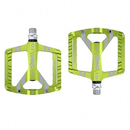 YCXYC Spares YCXYC Bike Pedals, Bike Bicycle Cycling MTB Pedals, Pedal, Universal Ultralight Aluminum Alloy Anti-Slip Bicycle Pedals for Bicycle MTB Road Mountain Bike Pedals Bike Accessories, Green