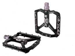 YDL Spares YDL Ultralight Bicycle Pedal All Mtb Mountain Bike Pedal Material +DU Bearing Aluminum Pedals Bike Pedals for Suitable Indoor Exercise Bikes and Spinning (Color : Black)