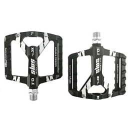YGLONG Mountain Bike Pedal YGLONG Bike Pedals 1 Pair MTB Road Mountain Bike Platform Pedals Aluminum Alloy Flat Platform MTB Bicycle Pedal Bike Accessories Bicycle Pedals (Color : Black)