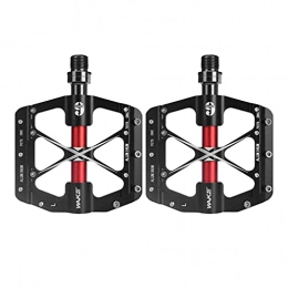 Yinuoday Mountain Bike Pedal Yinuoday Bike Pedals Anti- skid CNC Aluminum Alloy Pedals 3 Bearing Pedals Cycling Accessories Lightweight Bicycle Pedals for Mountain Bike Road Bike