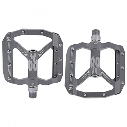 Yivibe Spares Yivibe Bike Flat Pedals, Mountain Bike Pedals Wide Safe for Mountain Bike(grey)