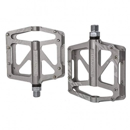 Yiwa Cycling Ultralight Aluminium Alloy Bike Pedals, Mountain Bicycle CNC Bearing Pedals Mountain Bike Bicycle Pedals Titanium