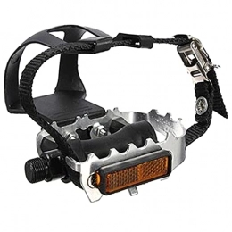 yjknwan Variety 2 x Ultra Light mountain bike loop pedal pedal hook with basket strap + pedals accesorios mtb Moderate