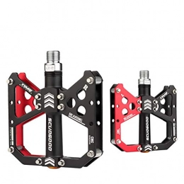 YLOVOW Mountain Bike Pedal YLOVOW Mountain Bike Pedals, Ultra Strong Colorful CNC Machined 9 / 16 inch Cycling Sealed Bearing Pedals, Red