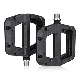 YMBHUO Spares YMBHUO MTB Bike Pedal Nylon 2 Bearing Composite 9 / 16 Mountain Bike Pedals High-Strength Non-Slip Bicycle Pedals Surface for Road BMX MT (Color : BLACK)