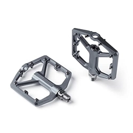 YMBHUO Mountain Bike Pedal YMBHUO Ultralight Bicycle Pedal Mountain Bike Pedals Platform Bicycle Non-Slip Flat Alloy Pedals 9 / 16" Pedals Bicycle Accessorie (Color : Titanium)