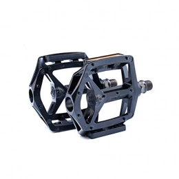 YNuo Mountain Bike Pedal YNuo Bicycle Pedal, Aluminum Alloy Mountain Bike Pedals, Bicycle Spare Parts, Durable Design (black) Bicycle accessories for a comfortable ride. (Color : Black)