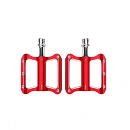 YNuo Spares YNuo Bicycle Pedals, Aluminum Alloy Mountain Bike Pedals, Universal Road Bike Accessories, Durable (black / red / silver) Bicycle accessories for a comfortable ride. (Color : Red)