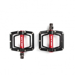 YNuo Spares YNuo Bicycle Pedals, Bearing Pedals Made Of Aluminum Alloy, Ultra-light Design, Durable (black / silver) Bicycle accessories for a comfortable ride. (Color : Black)