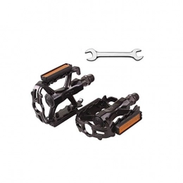 YNuo Mountain Bike Pedal YNuo Bicycle Pedals, Mountain Bike Bearing Pedals, Durable Aluminum Alloy Construction, Easy To Install (black) Bicycle accessories for a comfortable ride. (Color : Black)