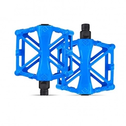YNuo Mountain Bike Pedal YNuo Mountain Bike Pedal Dead Fly Pedal - Bearing Pedals - Light Aluminum Bicycle Riding Equipment Spare Pa Bicycle accessories for a comfortable ride. (Color : Blue)