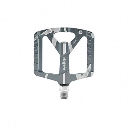 YNuo Mountain Bike Pedal YNuo Mountain Bike Pedals, Ultra Strong Colorful CNC Machined 9 / 16" Cycling Sealed 3 Bearing Pedals, Bicycle accessories for a comfortable ride. (Color : Gray)