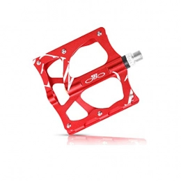 YNuo Spares YNuo MTB Bike Pedal Nylon 3 Bearing Composite 9 / 16 Mountain Bike Pedals High-Strength Non-Slip Bicycle Pedals Surface For Road BMX MTB Fixie Bikesflat Bike (red) Bicycle accessories for a comfortable