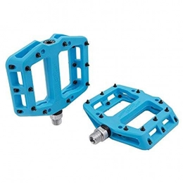 YOBAIH Spares YOBAIH Mountain Bike Pedals MTB Pedals Mountain Bike Pedals Lightweight Nylon Fiber Bicycle Platform Pedals For BMX MTB 9 / 16" (Color : Blue)