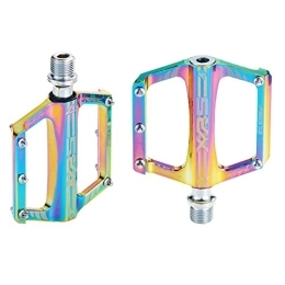 YouLpoet Spares YouLpoet Bike Pedals Mountain Bike Pedals Lightweight Aluminum Alloy Bicycle Platform Pedals for BMX MTB, colorful
