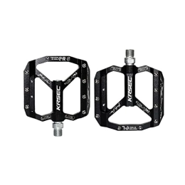YouLpoet Spares YouLpoet Bike Pedals Ultralight Mountain Bike Pedals Aluminum Bicycle Pedals MTB BMX Bicycle Cycling Wide Platform Pedals, black