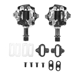 Your Ride with Durable Self-Locking Mountain Bike Pedals - Aluminum Alloy Repair Parts & Accessories Included