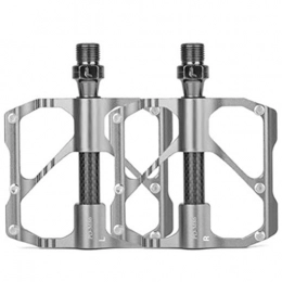 YsaAsaa New Bicycle Pedals, Mountain Bike Pedal, Mountain Bike Carbon Fiber Bearing Pedal Quick Release Road Bicycle Pedal for Bicycle Accessories