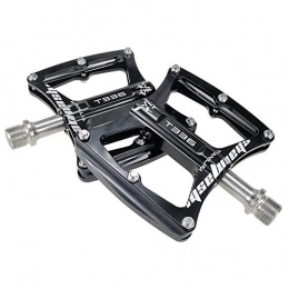 YSHUAI Spares YSHUAI 4 Sealed Bearing Platform Mountain Bike Pedals, Ultralight Aluminum Alloy Bicycle Pedals, Great Grip Road Bike Bicycle Pedals, 9 / 16 Inches Mountain Bikes Pedals, Bicycle Pedals, Black