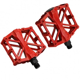 YTGH Mountain Bike Pedal YTGH Non-slip Bicycle Pedals, Road and Mountain Bike Bearings Flat Alloy Pedals Die-cast Loose Beads Pedals Cycling parts