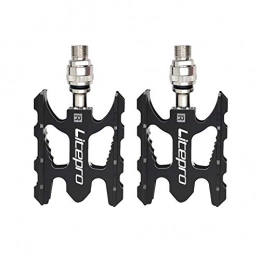 yueydengsun Spares yueydengsun Bicycle Pedals, Bike Pedals, Super Bearing Mountain Bike Pedals, 1 Pair Folding Bicycle Pedals Road Bike Cycling Quick Release Foot Pedal for Mountain Bike BMX and Folding Bike