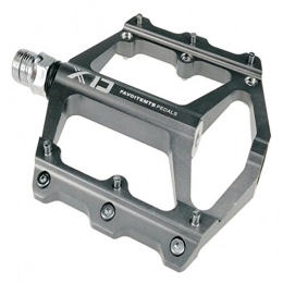 YUMUYMEY Spares YUMUYMEY Mountain Bike Bearing Pedals Green Surface Oxidation Palin Pedal Anti-slip (Color : Gray)