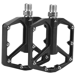 Yunseity Spares Yunseity Non‑Slip Pedals, Lightweight Mountain Bike Pedals for Outdoor (Black)