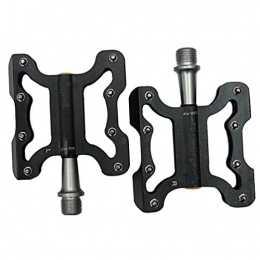 YUYAXPB Spares YUYAXPB Bicycle Pedal, BMX Mountain Pedal, Universal Household bicycle accessories with Bearing, Black