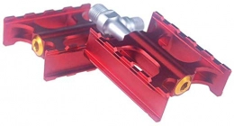 YZ Spares YZ Pedal, Bicycle Pedals, Aluminum Alloy Bearings Pedals Pedals Small Cute Pedals Riding Accessories, Red