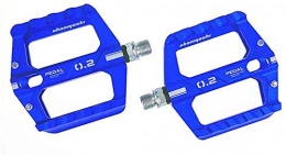 YZ Mountain Bike Pedal YZ Pedal, Mountain Bike Pedal, Aluminum Alloy Non-Slip Bicycle Bearing Pedals Ultra-Light Palin Pedal Riding Spare Parts, Blue