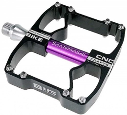 YZ Spares YZ Pedal, Mountain Bike Pedal, Aluminum Alloy Pedals Wide and Comfortable Non-Slip Pedals Riding Accessories, Purple