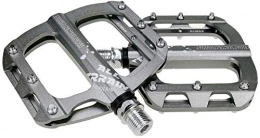 YZ Mountain Bike Pedal YZ Pedal, Mountain Bike Pedals, Aluminum Alloy Pedals Wide and Comfortable Non-Slip Pedals Riding Accessories, Silver