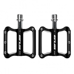YZGSBBX Mountain Bike Pedal YZGSBBX Aluminum alloy mountain bike mountain bike pedal road bike DU sealed bearing pedal parts Pedals (Color : Black)