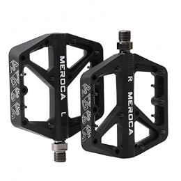 YZGSBBX Spares YZGSBBX Mountain bike nylon fiber pedal bearing widened non slip bicycle pedal Pedals (Color : Black)