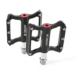 YZGSBBX Spares YZGSBBX Mountain bike pedal for riding ultralight aviation aluminum alloy 3 bearing MTB BMX pedal Pedals (Color : Black)