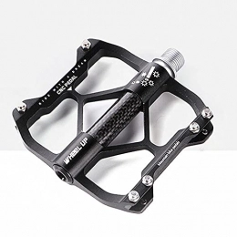 YZGSBBX Spares YZGSBBX Ultra light aluminum alloy mountain bike pedal CNC 3 bearing BMX non slip bicycle pedal Pedals (Color : Black)