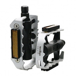 YZRCRKBicycle Pedals Mountain Bike Aluminum Pedals Road Anti-skid Pedals Riding Accessories Plastic Pedals (Color Black) (Color : B)