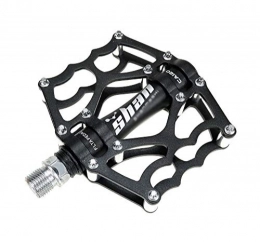 YZT QUEEN Mountain Bike Pedal YZT QUEEN Bicycle Pedal, Bicycle Pedal Aluminum Alloy, CNC9 / 16 Inch Bearing Shock Absorption Mountain Bike And Road Bicycle Pedals, ghost black