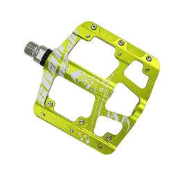 YZT QUEEN Spares YZT QUEEN Bicycle Pedal, Mountain Bike Pedal Lightweight Aluminum Alloy 9 / 16"Sealed Bearing Road Bike Pedals, green