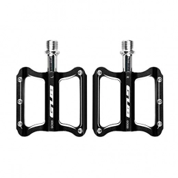 z-overlord Mountain Bike Pedal z-overlord Bicycle Pedals Mountain Bike Pedals Aluminum Alloy 3 Bearings Ultra Light 9 / 16 Anti-Slip Pedal Trekking Pedals (One Pair) for Mountain Bike Road City Bike, Black, 105 * 80.5 * 14 mm
