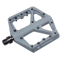 ZHANGWW Mountain Bike Pedal ZHANGWW ZWF Store MTB Bike Nylom Pedal Ultralight Seal Bearings Flat Mountain Bicycle Pedals Road Compatible With BMX Platform Pedal Parts (Color : Gray)