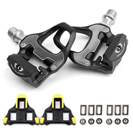 ZHRLQ Mountain Bike Pedal ZHRLQ Bike Pedal for SPD Non-Slip Bicycle Pedals, Adjustable Grip, Small / Large Sizes, Suitable for Mountain Bike, Sports Bike