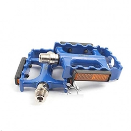 zhtt Pedals,Bicycle Cycling Bike Pedals,New Aluminum Antiskid Durable Mountain Bike Pedals Road Bike Hybrid Pedals,Blue
